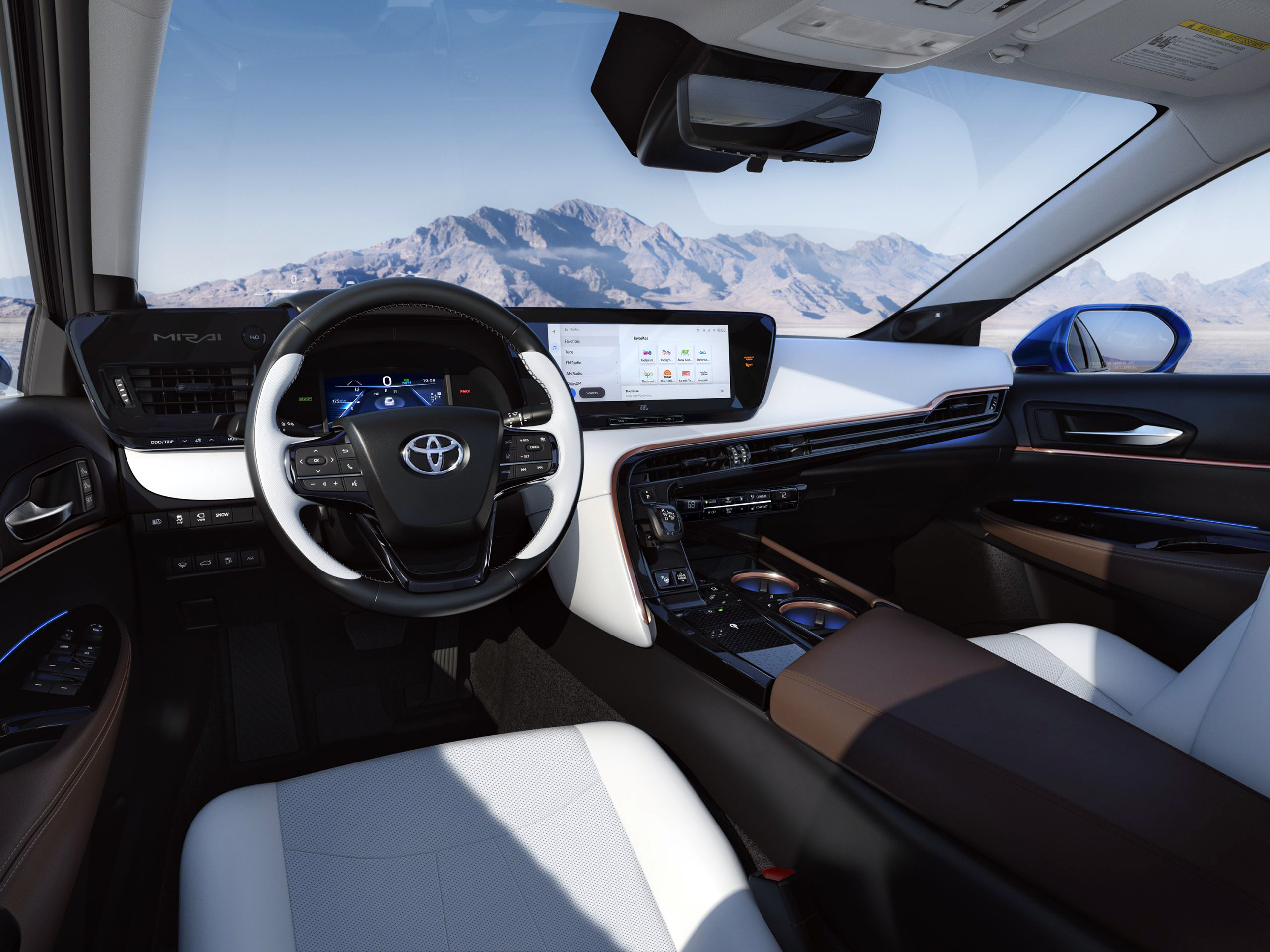 Vadonatúj infotainment-koncepció a Toyota Mirai fedélzetén 