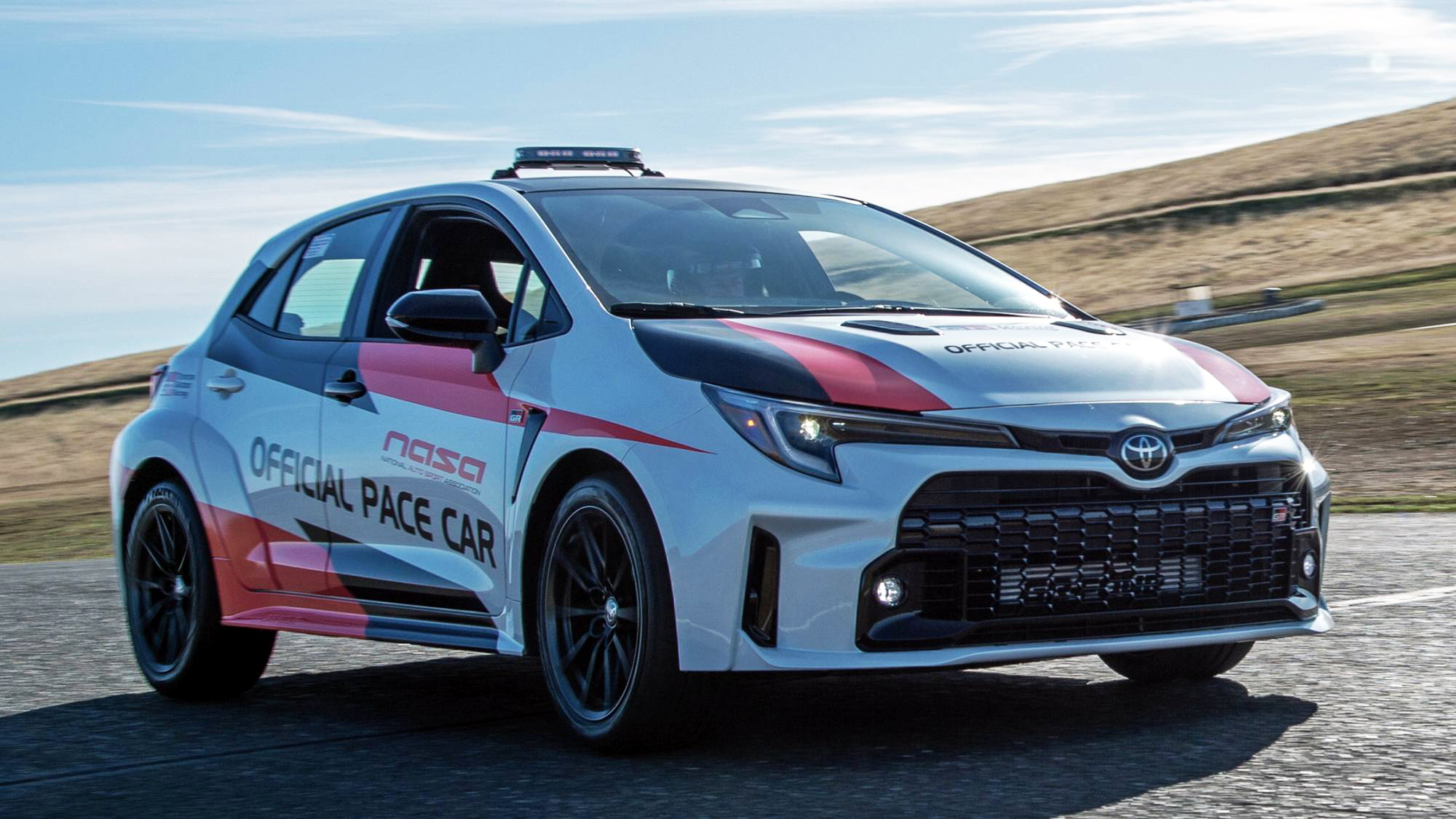 A Toyota GR Corolla lesz a NASA Nemzeti Bajnokságok hivatalos biztonsági autója