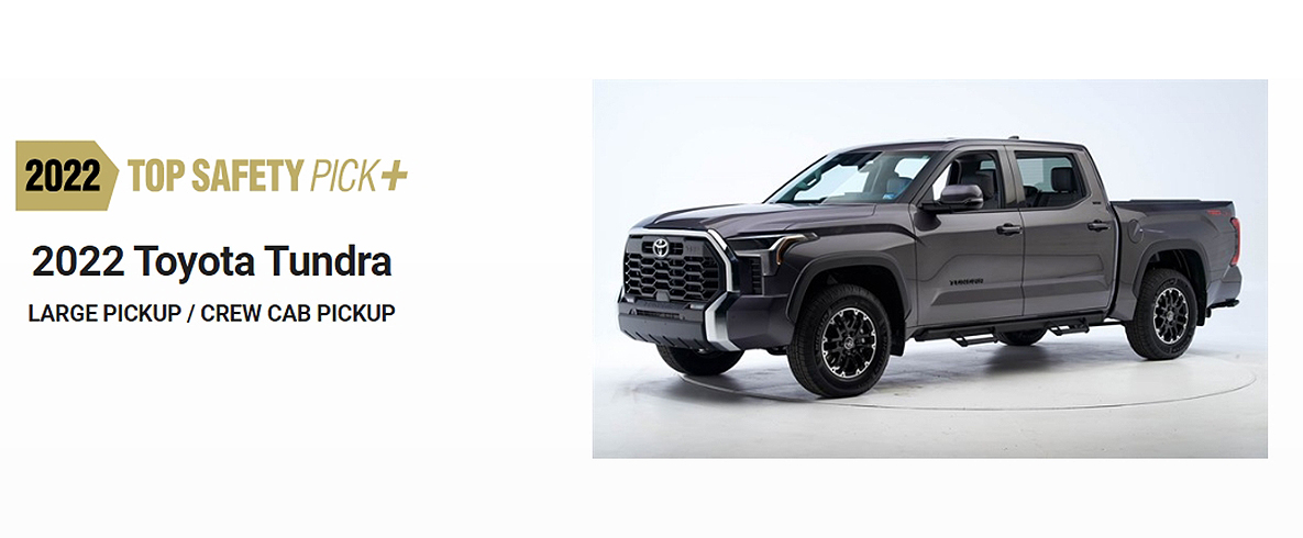 A Toyota Tundra már hivatalosan is Amerika legbiztonságosabb pickupja