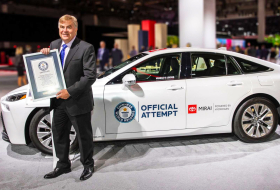 Megdöntötte saját világcsúcsát a Toyota Mirai 