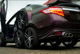 Nyolckerekű Toyota Vios: teljesen értelmetlen, mégis lenyűgöző