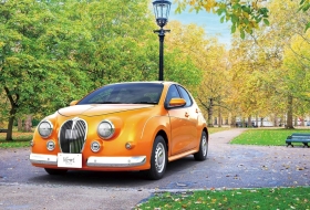 Veterán luxusautónak álcázták a Toyota Yarist