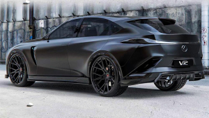 Sötétbe és világosba bújtatva is lenyűgöző a Lexus terepkupéja