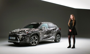 Kihirdették a győztest a Lexus nyilvános autótetováló versenyén