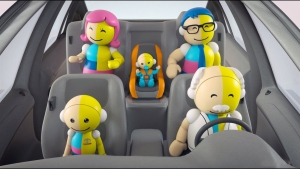 Már a figyelmetlen autóst is tudja szimulálni a Toyota virtuális töréstesztbábuja